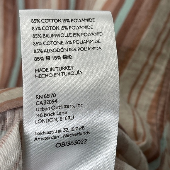 New Free People Oversized Short Sleeve Button Down Shirt Sz Small - Picture 8 of 8